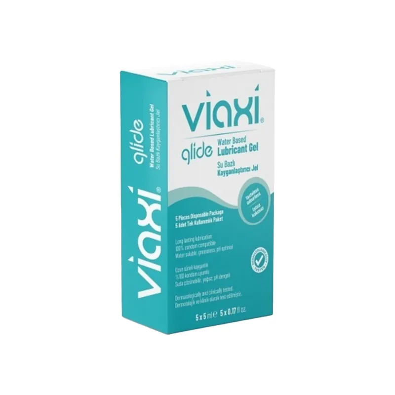 Viimeinen Mahdollisuus Viaxi Kertakäyttöinen vesipohjainen liukuvoidegeeli 5 ml (0.16 floz) – 5 kpl