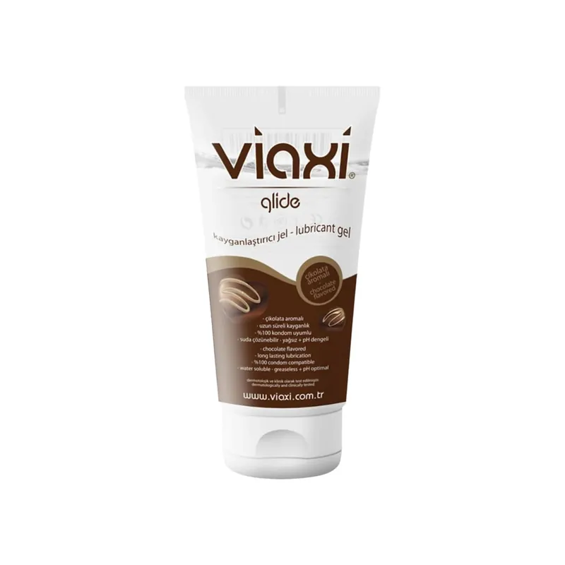 Turvallinen Maksu Viaxi Suklaanmakuinen liukuvoidegeeli 100 ml (3.38 floz)