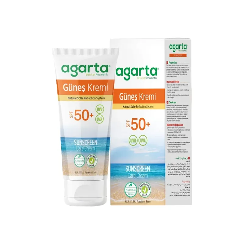 Agarta Luonnollinen aurinkovoide 50 suojakerroin 100 ml (3.38 floz) Edullinen