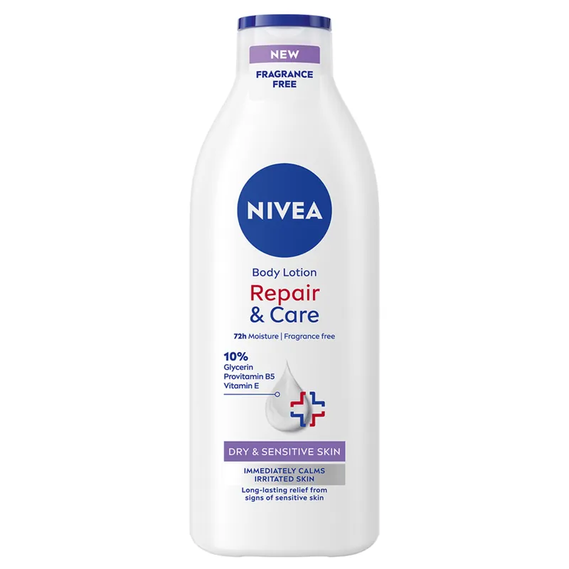 Nivea Body Lotion Repair & Care Fragrance Free Rajoitettu Tarjous